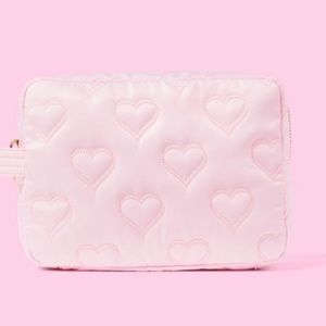 Stoney Clover Lane - Quilted Hearts Pink Large Pouch